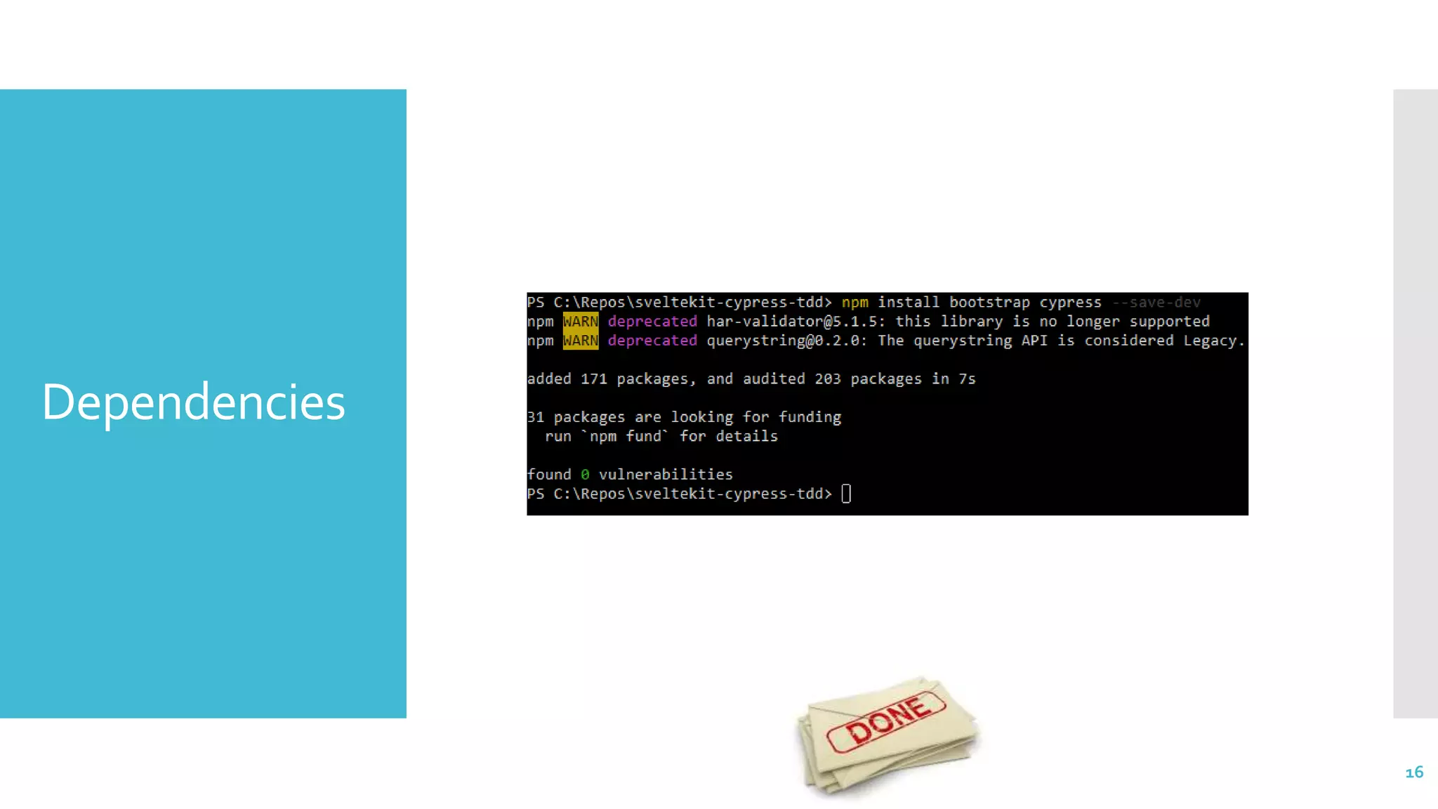 Dependencies
16
 