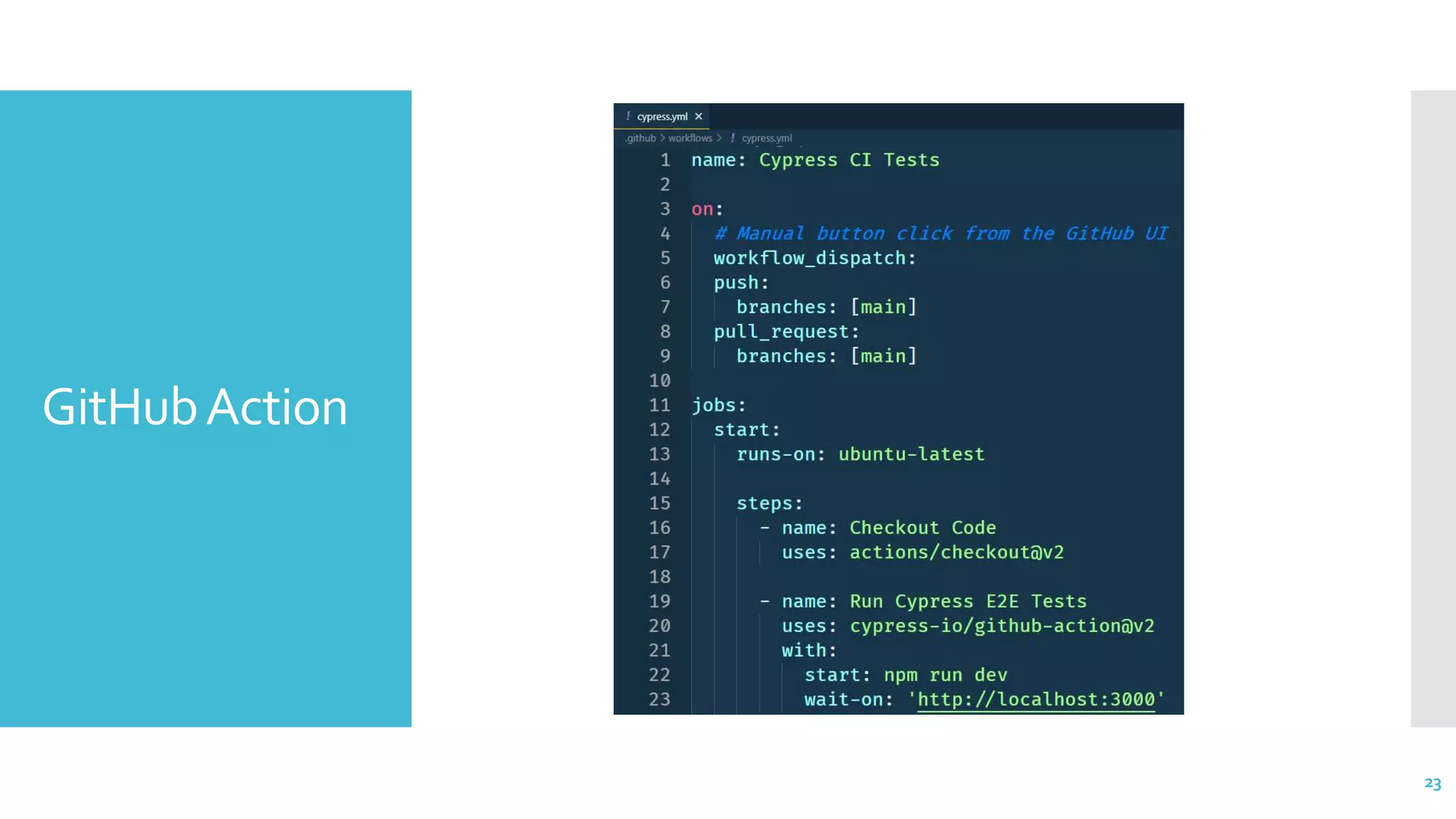 GitHubAction
23
 