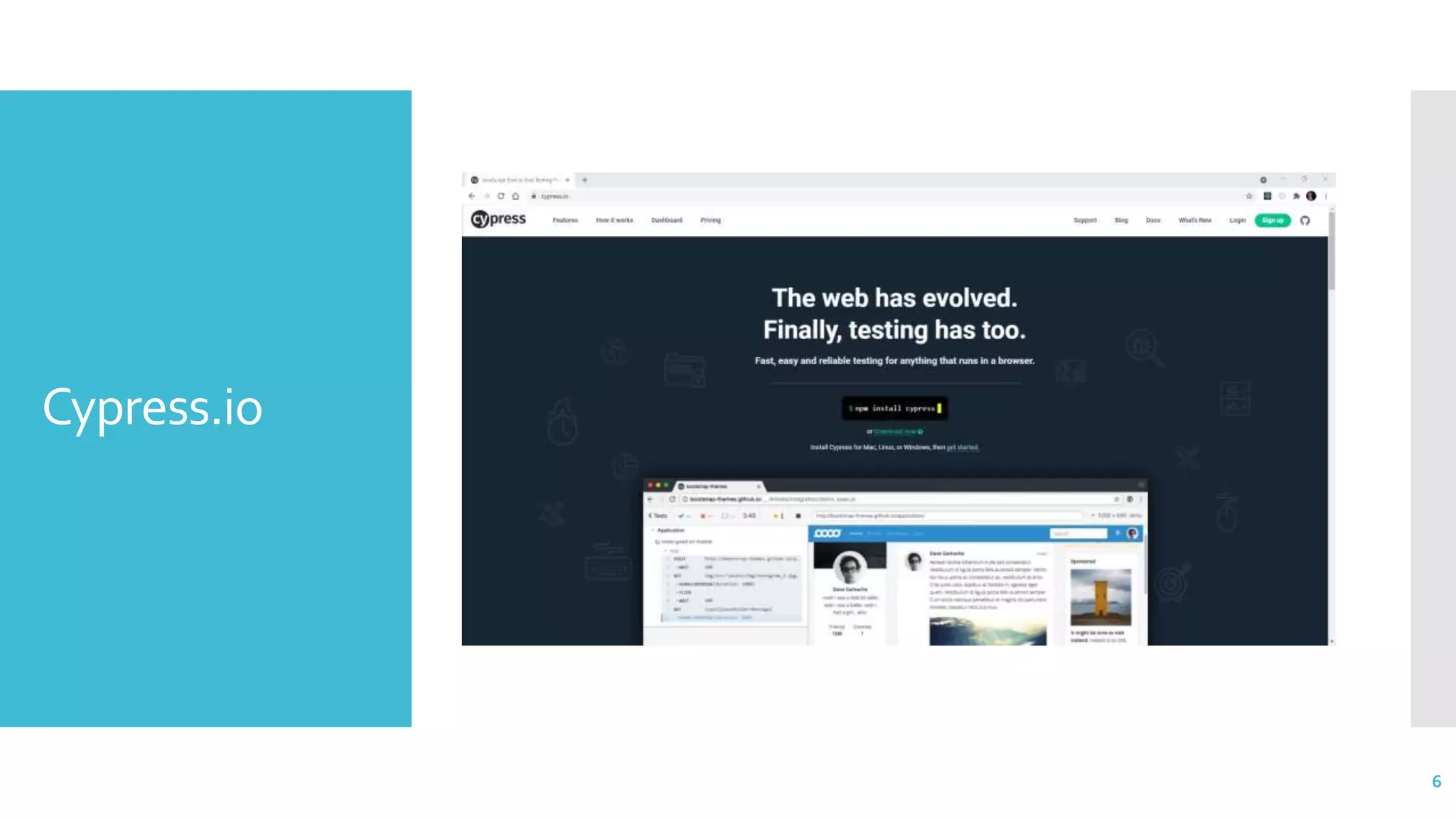 Cypress.io
6
 