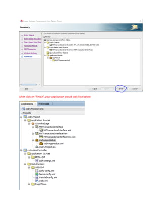 After click on ‘Finish’, your application would look like below
 