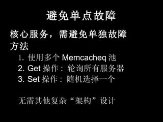 ⵥ
ķⵥ

1. ʹö Memcacheq 
2. Get  : ѯз
3. Set  : ѡһ

ӡܹ
 