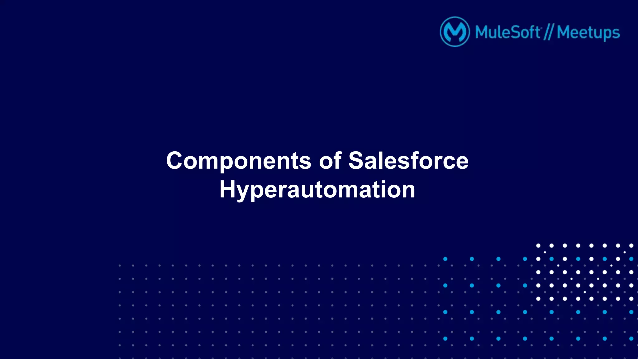 Components of Salesforce
Hyperautomation
 