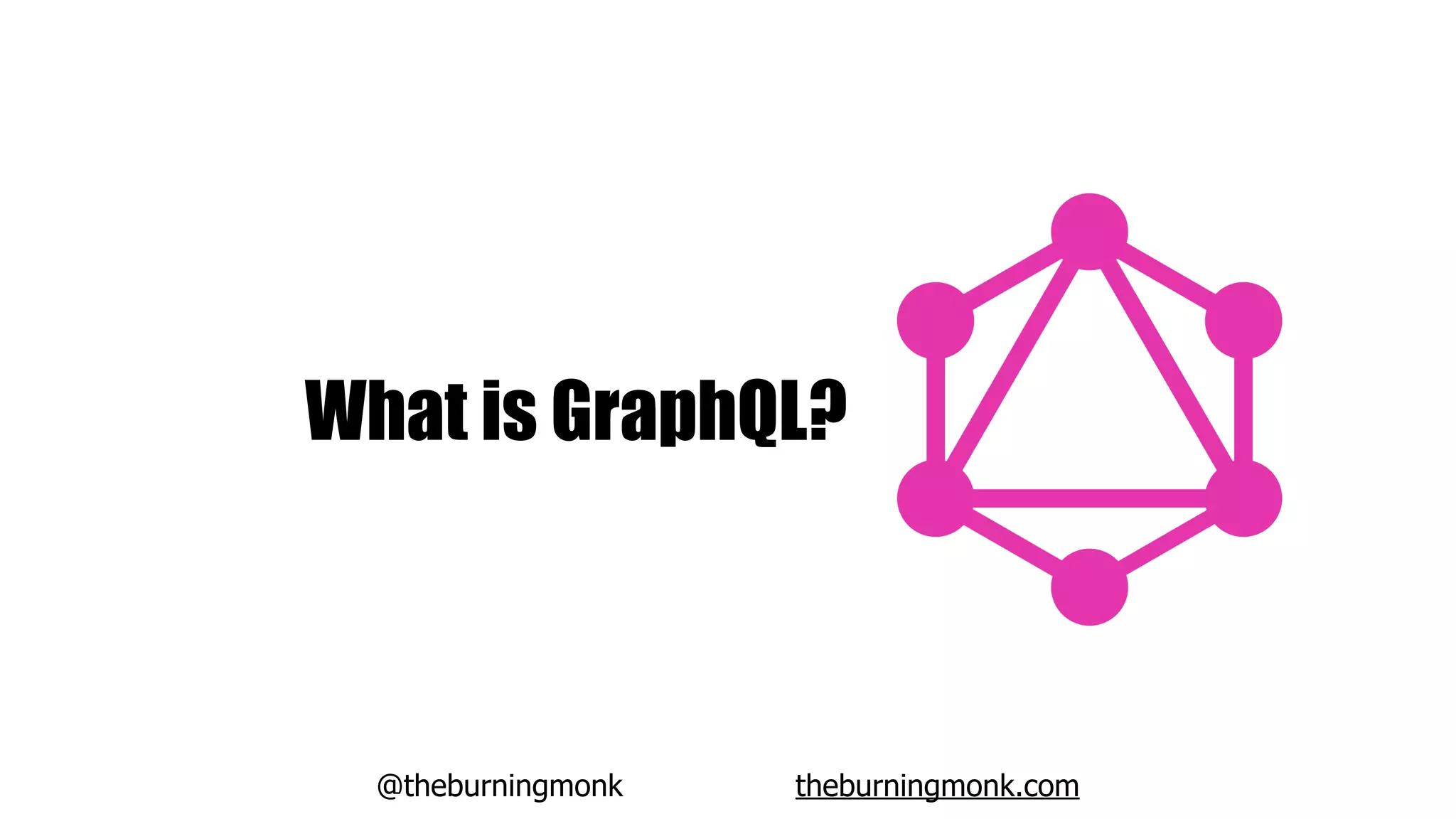 @theburningmonk theburningmonk.com
What is GraphQL?
 