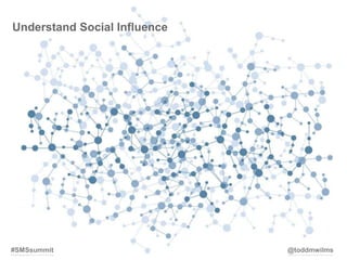 Understand Social Influence




#SMSsummit                    @toddmwilms
 
