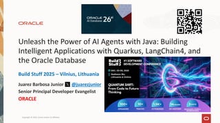 Unleash the Power of AI Agents with Java: Building Intelligent ...