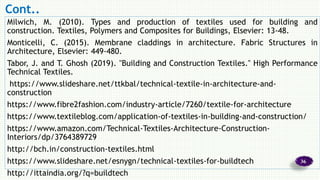 Buildtech In Textile Buildtech | PPTX