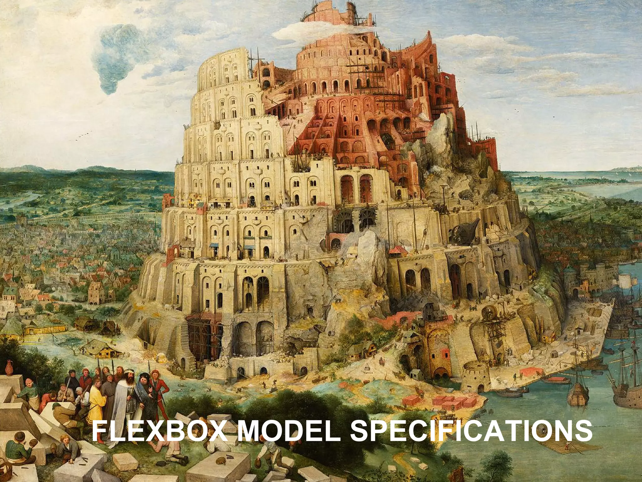 FLEXBOX MODEL SPECIFICATIONS 
 