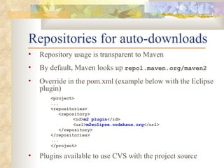 Maven 2.0 - Project management and comprehension tool | PPT