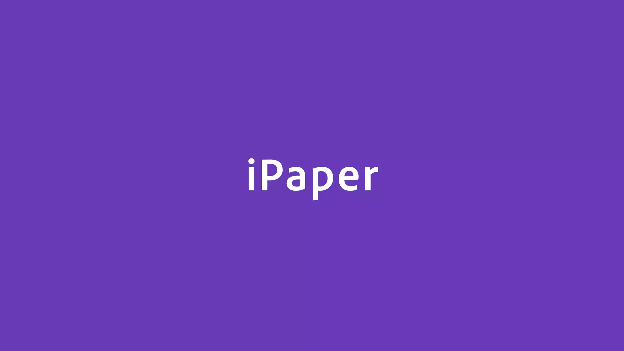 iPaper