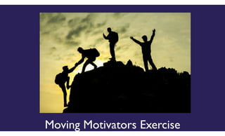 Moving Motivators Exercise
 