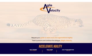 Agile2016 Presentation - Building Strong Teams Through Trust & Alignment