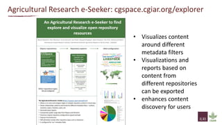 Making ILRI research accessible and open through CGSpace