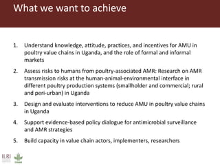 Boosting Uganda’s Investments in Livestock Development (2019-2023): Introducing the Antimicrobial Resistance (AMR) component 
