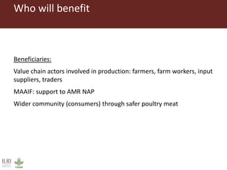 Boosting Uganda’s Investments in Livestock Development (2019-2023): Introducing the Antimicrobial Resistance (AMR) component 