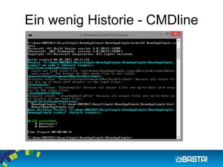 Ein wenig Historie - CMDline
 