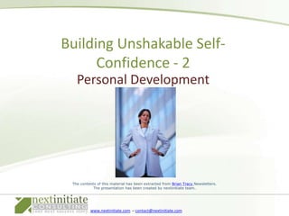 Personal Development Building Unshakable Self-Confidence - 2  