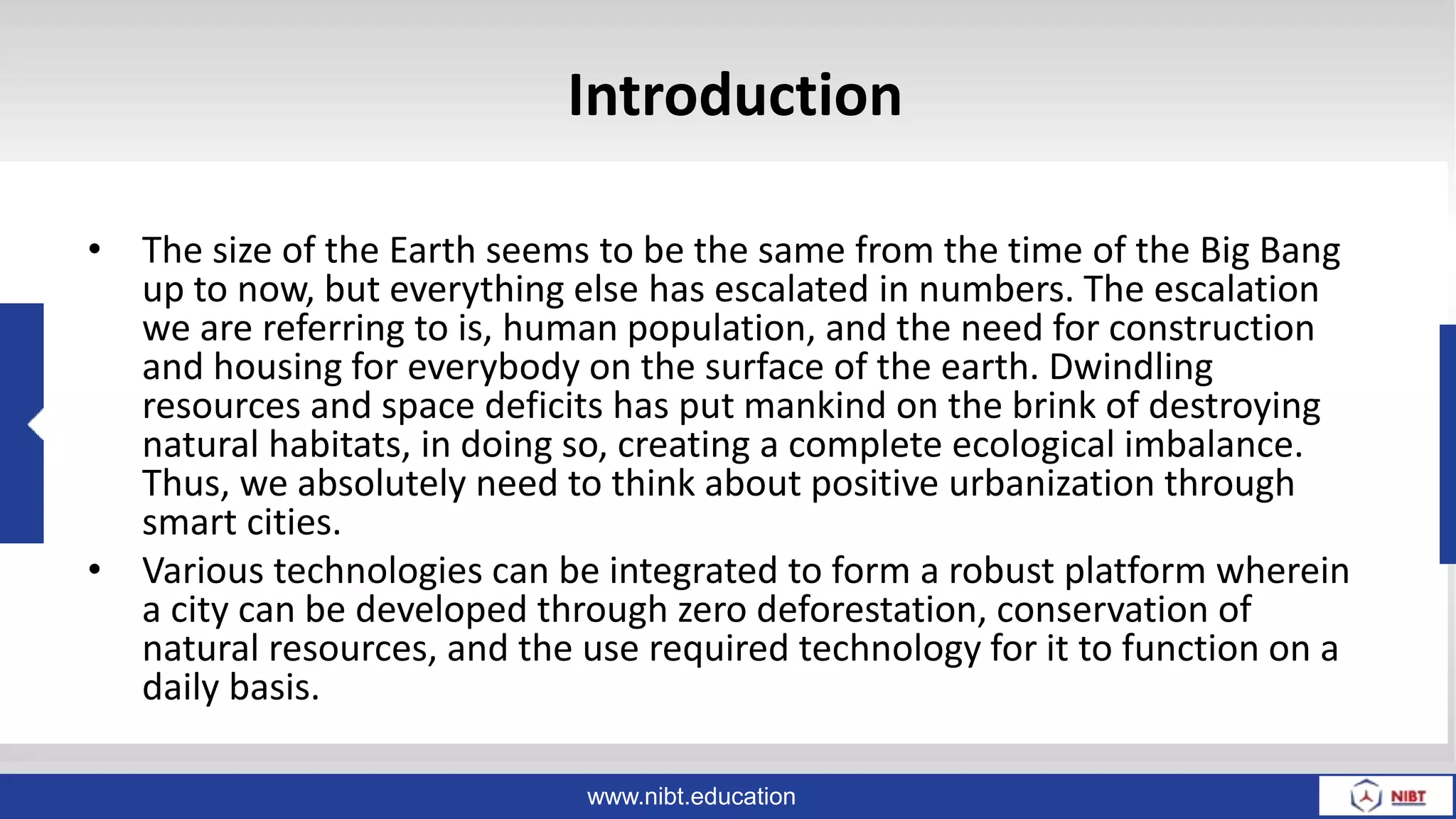 Build up smart cities through positive urbanization & geographic ...