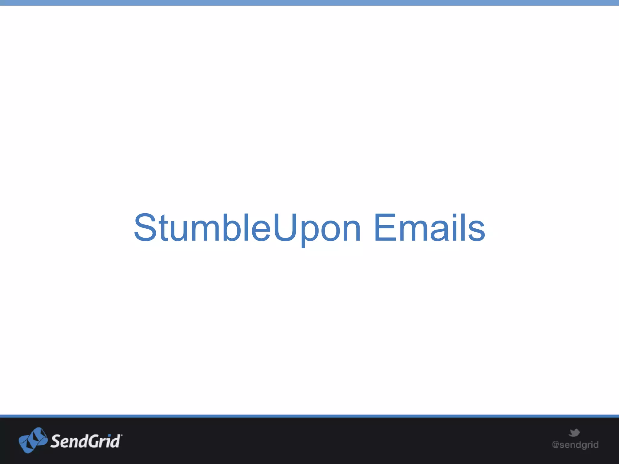 StumbleUpon Emails
 