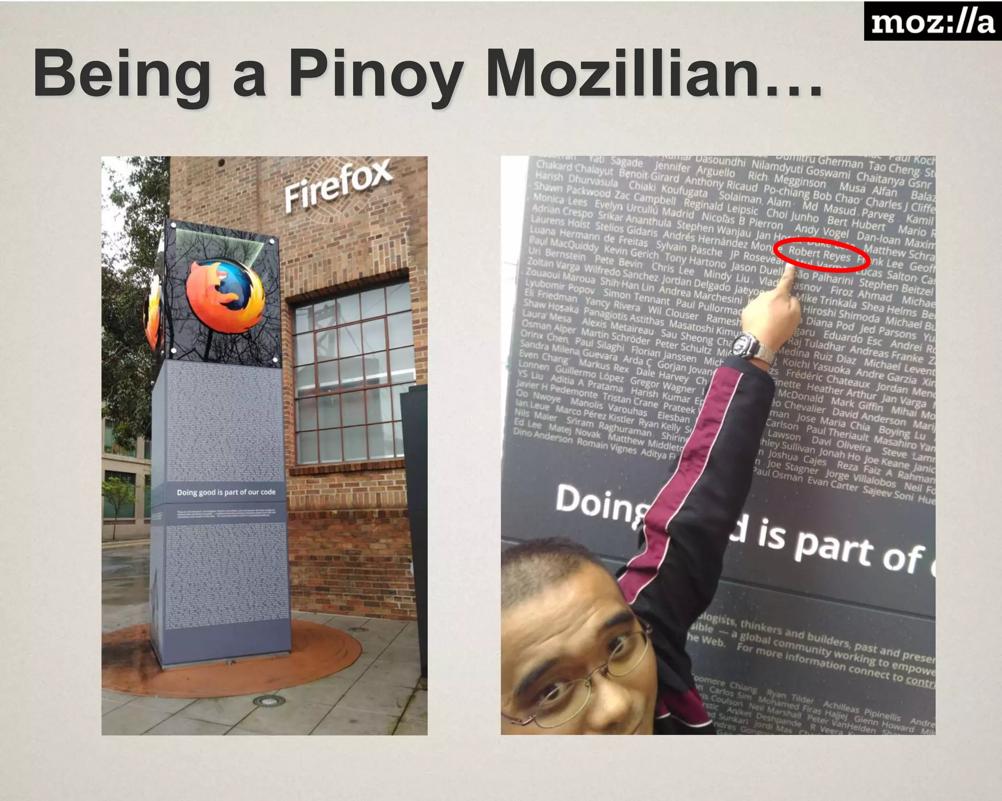 Being a Pinoy Mozillian…
 