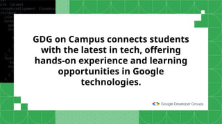 Gdh Learning Tech Build with AI: Explore GDGoC & Gen AI Study Jams | PPTX