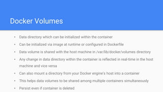 Virtualization, Containers, Docker and scalable container management services