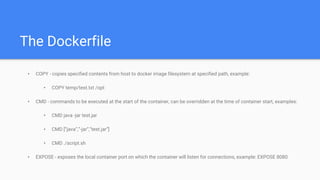 Virtualization, Containers, Docker and scalable container management services