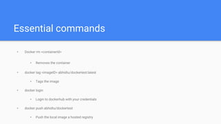 Virtualization, Containers, Docker and scalable container management services