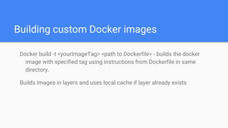 Virtualization, Containers, Docker and scalable container management services