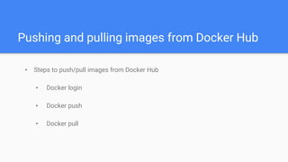 Virtualization, Containers, Docker and scalable container management services