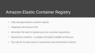 Virtualization, Containers, Docker and scalable container management services