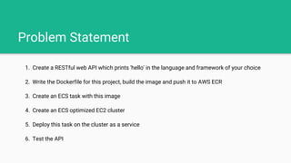 Virtualization, Containers, Docker and scalable container management services