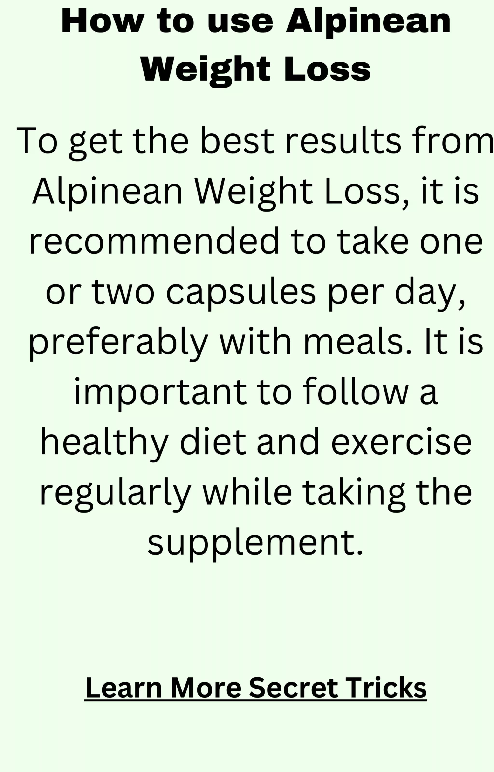 Alpinean Weight Lose Review | PDF