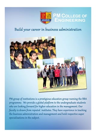 Build your career in business administration
