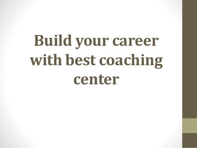 build your career