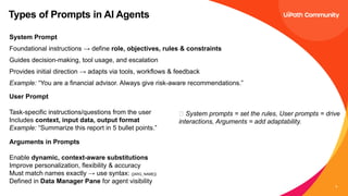 Build Your First AI Agent with UiPath.pptx