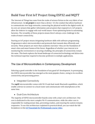 Build Your First IoT Project Using ESP32 and MQTT.pdf