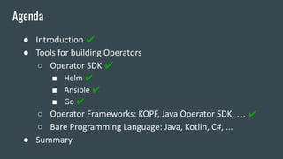 Build Your Kubernetes Operator with the Right Tool! | PDF