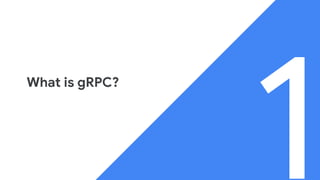 1
What is gRPC?
 