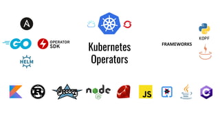 Kubernetes
Operators
FRAMEWORKS
KOPF
 