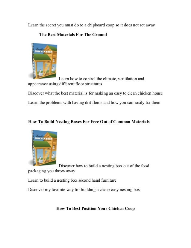 Build your own chicken tractor step by step