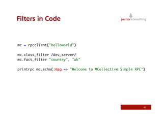Filters in Code




                  47
 