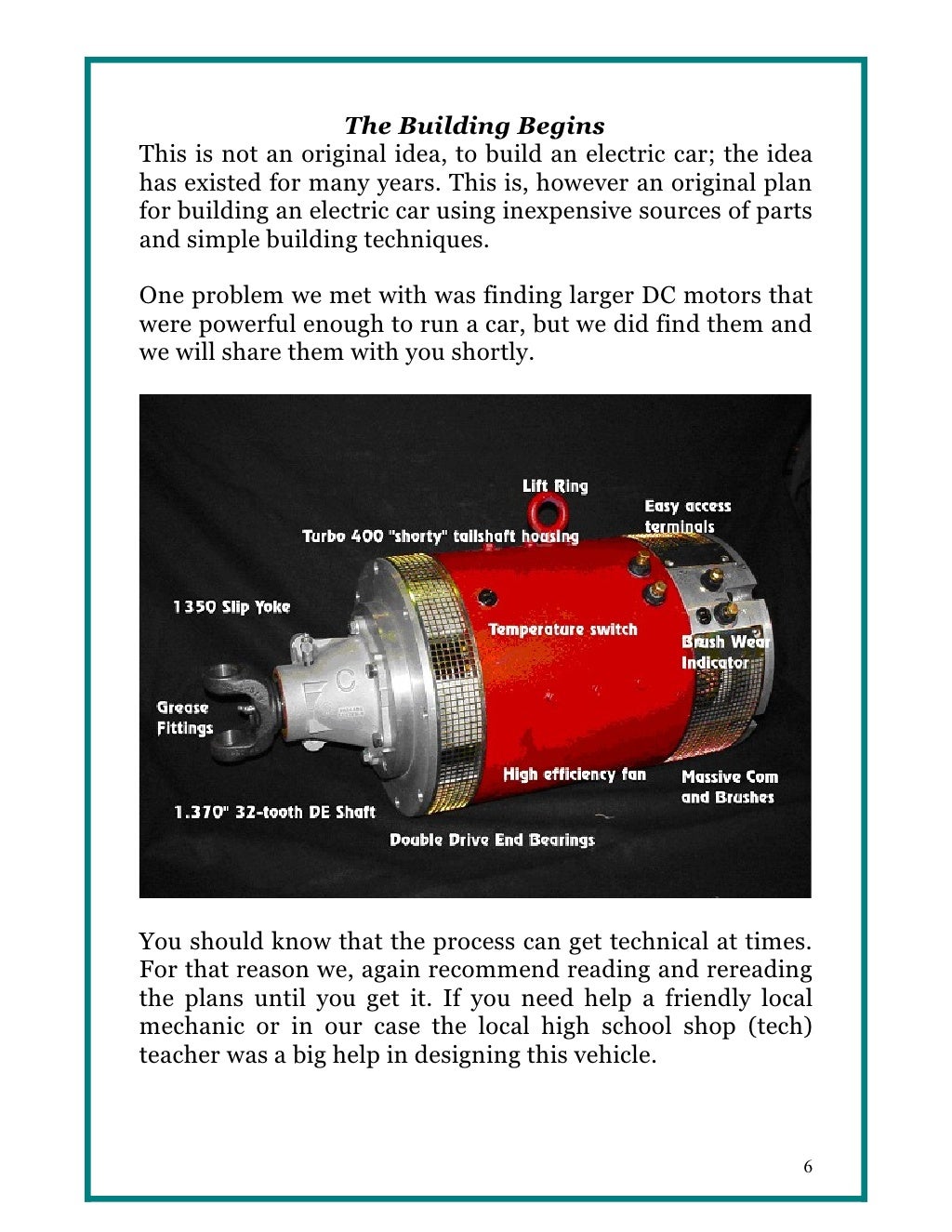 Build Your Own Electric Car