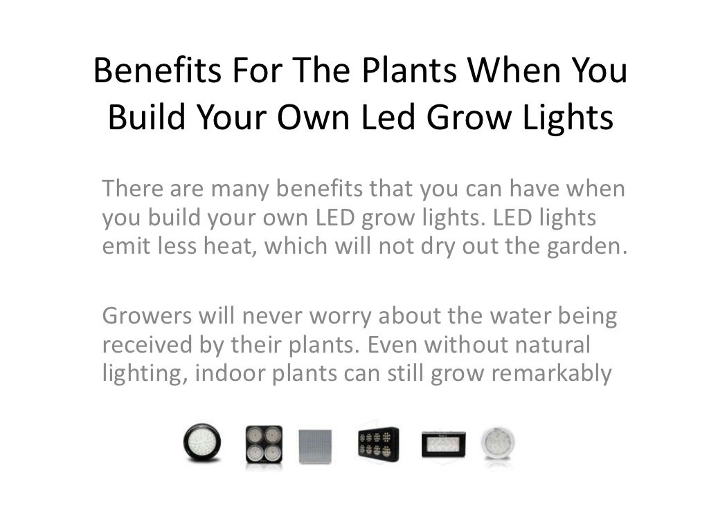 Build Your Own LED Grow Lights