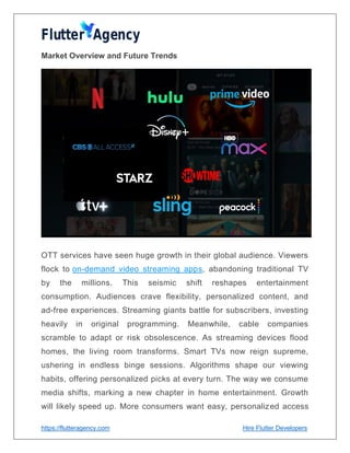 Build Your Own OTT App Like Hulu | Video Streaming Apps | PDF