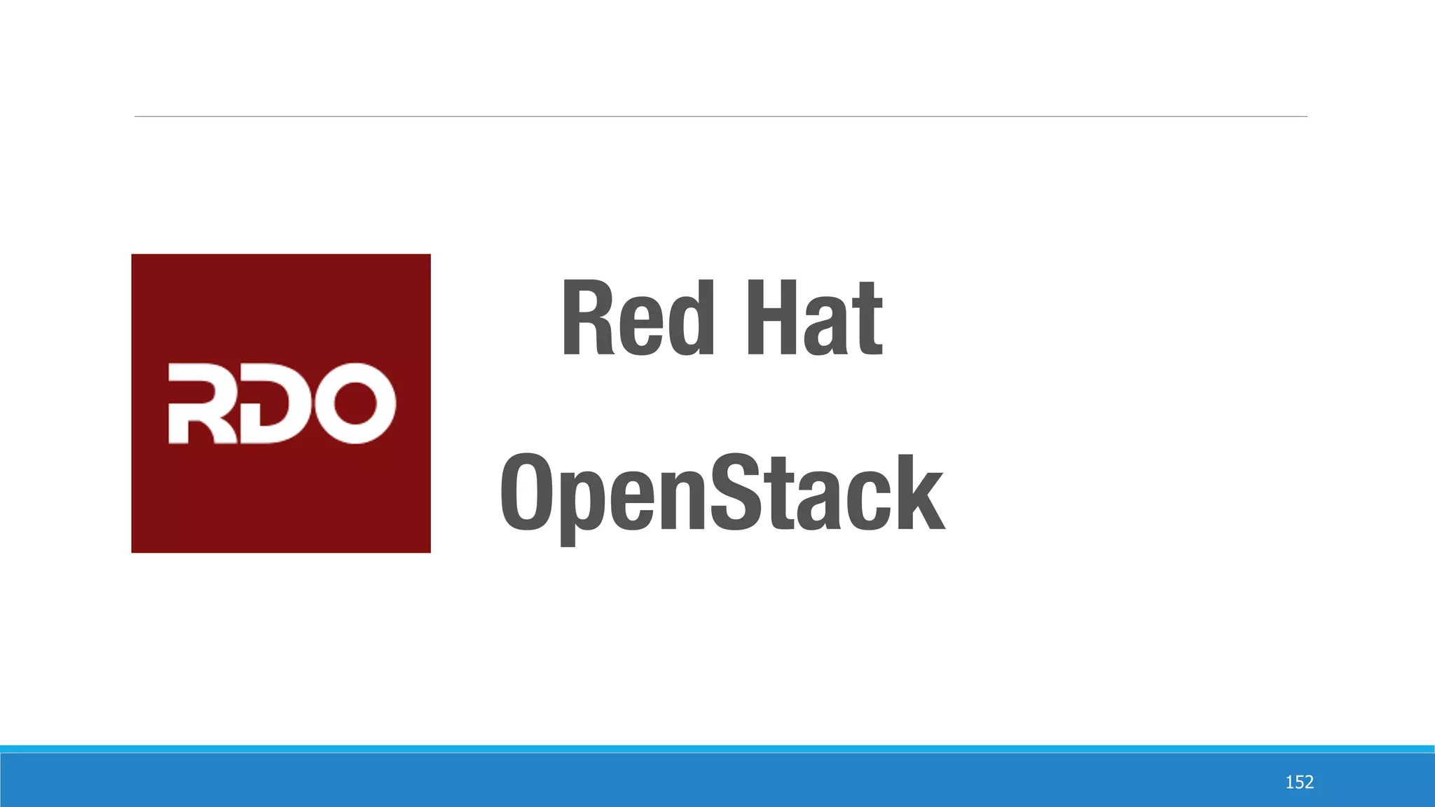 152
Red Hat
OpenStack
 