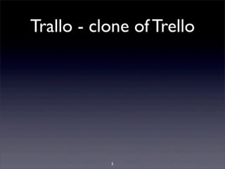 Trallo - clone of Trello
5
 