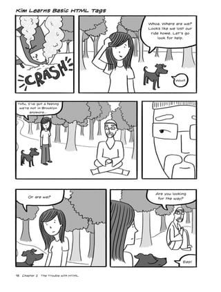 Html Comics Build Your Own Website A Comic Guide to HTML, CSS and Wordpress (Nate ...