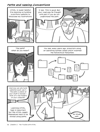 Html Comics Build Your Own Website A Comic Guide to HTML, CSS and Wordpress (Nate ...