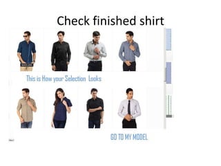 Check finished shirt
 