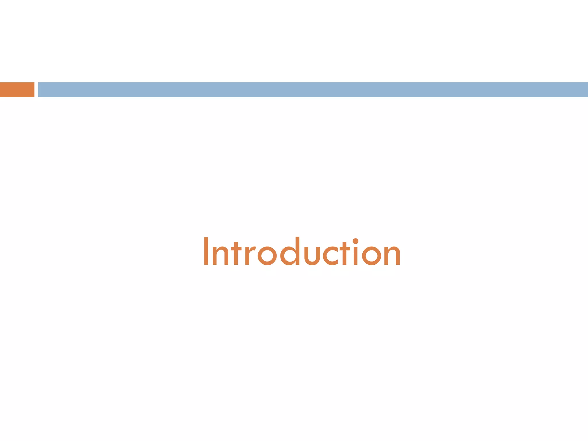 Introduction 